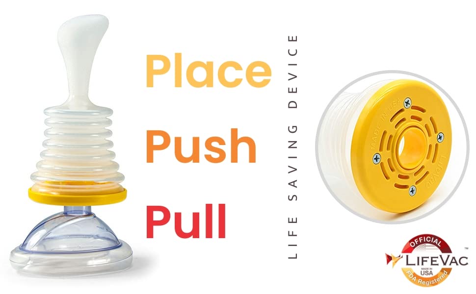 LifeVac Home Kit - Portable Suction Rescue Device, First Aid Kit for Kids and Adults, Portable Airway Suction Device for Childre