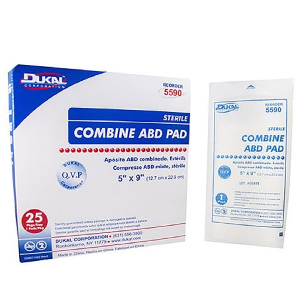 5 X 9 Sterile ABD Pad - 25 Pads