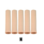 Cuttable Toe Tubes Sleeves 5 Pack, Made of Elastic Fabric Lined with Silicone Gel. Toe Sleeve Protectors Relief Toe Pressure Pai