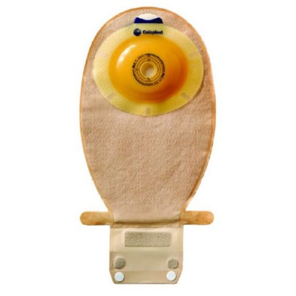 COLOPLAST Ostomy Pouch SenSura EasiClose One-Piece System 3/8 to 3 Stoma NonConvex, Trim to Fit (#15531, Sold Per Box)