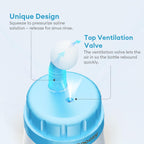 Deepcozy Soft Tip Neti Pot Squeeze Bottle, Nasal Wash Bottle Sinus Rinse, Pressure Irrigation with Thermometer Sticker for Adult