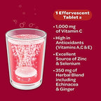 Airborne Very Berry Effervescent Tablets, 10 count - 1000mg of Vitamin C - Immune Support Supplement (Pack of 2)
