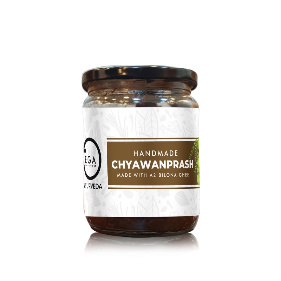 Ega Wellness Ayurvedic Chyawanprash  500 G | Enriched With Desi Ghee (A2 Bilonaghee) With 54+ Ayurvedic Herbs | For All Seasons