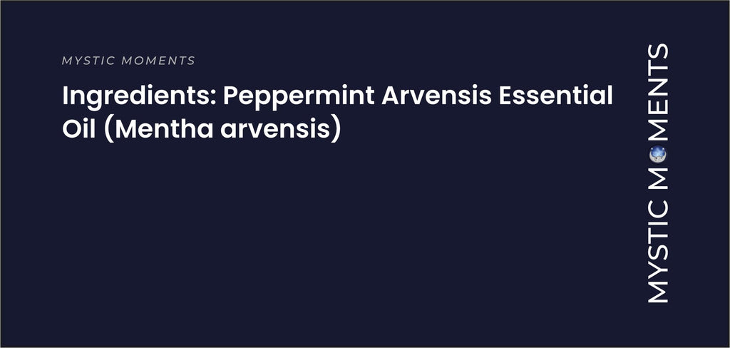 Mystic Moments | Peppermint Arvensis Essential Oil 500g - Pure & Natural Oil for Diffusers, Aromatherapy & Massage Blends Vegan