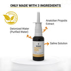BEE and You Plus Natural Propolis Nasal Spray 1 Fl oz | Congestion Relief Drug Free & Alcohol Free, Sinus Relief, Allergy, Nasal
