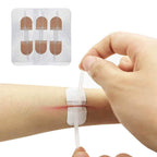 Emergency Wound Closures Adhesive Bandages, Zip Stitch Stickers for Camping, Survival & Household Gear, 3 Pcs (45 * 10mm, Skin)