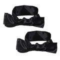 2Pcs Satin Eye Mask Sleep Mask, 157cm/62inch Adjustable Satin Blindfold Soft Satin Eye Covers Valentine's Day Gifts for Women fo