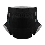 CutiePlusU Disposable Adult Diaper Heavy Absorption Dry Surface Adult Diapers All Night- Black 10 Pieces