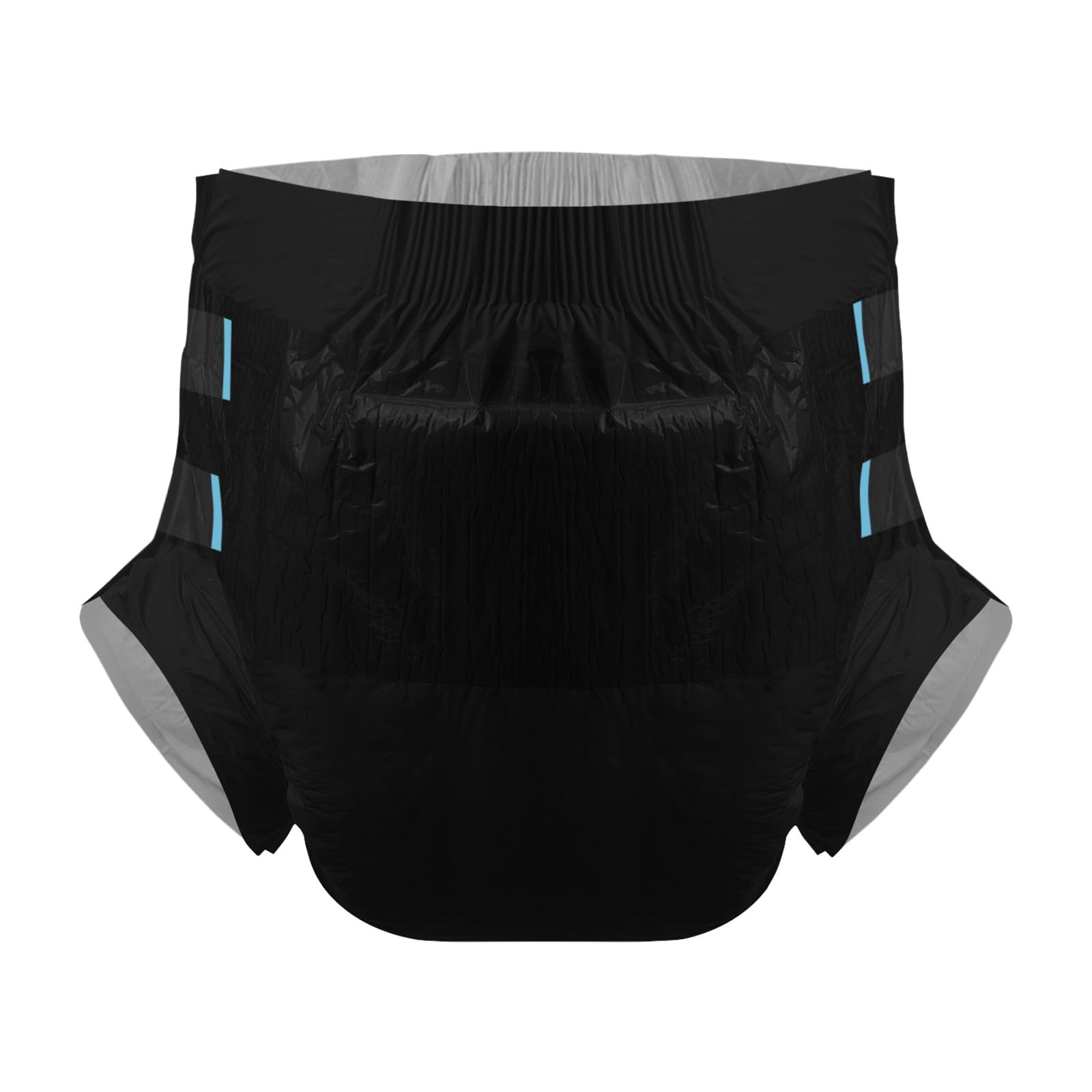CutiePlusU Disposable Adult Diaper Heavy Absorption Dry Surface Adult Diapers All Night- Black 10 Pieces(Medium 28-38)