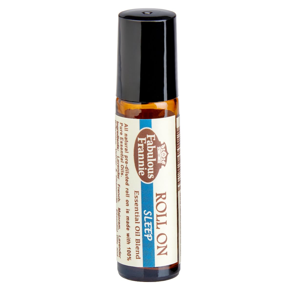 Fabulous Frannie Sleep Essential Oil Blend Pre-Diluted Roll-On 10 ml Made with Chamomile, Marjoram, Bulgarian Lavender and Vetiv