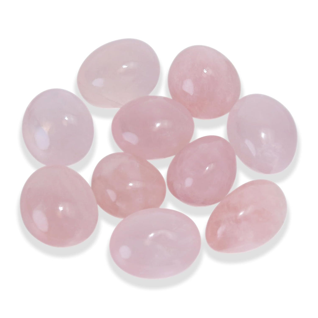 Tumbled Polished Natural Rose Quartz Stones, Crystals and Healing Stones Quartz Bulk for Wicca, Reiki, Healing Energy, Chakra St