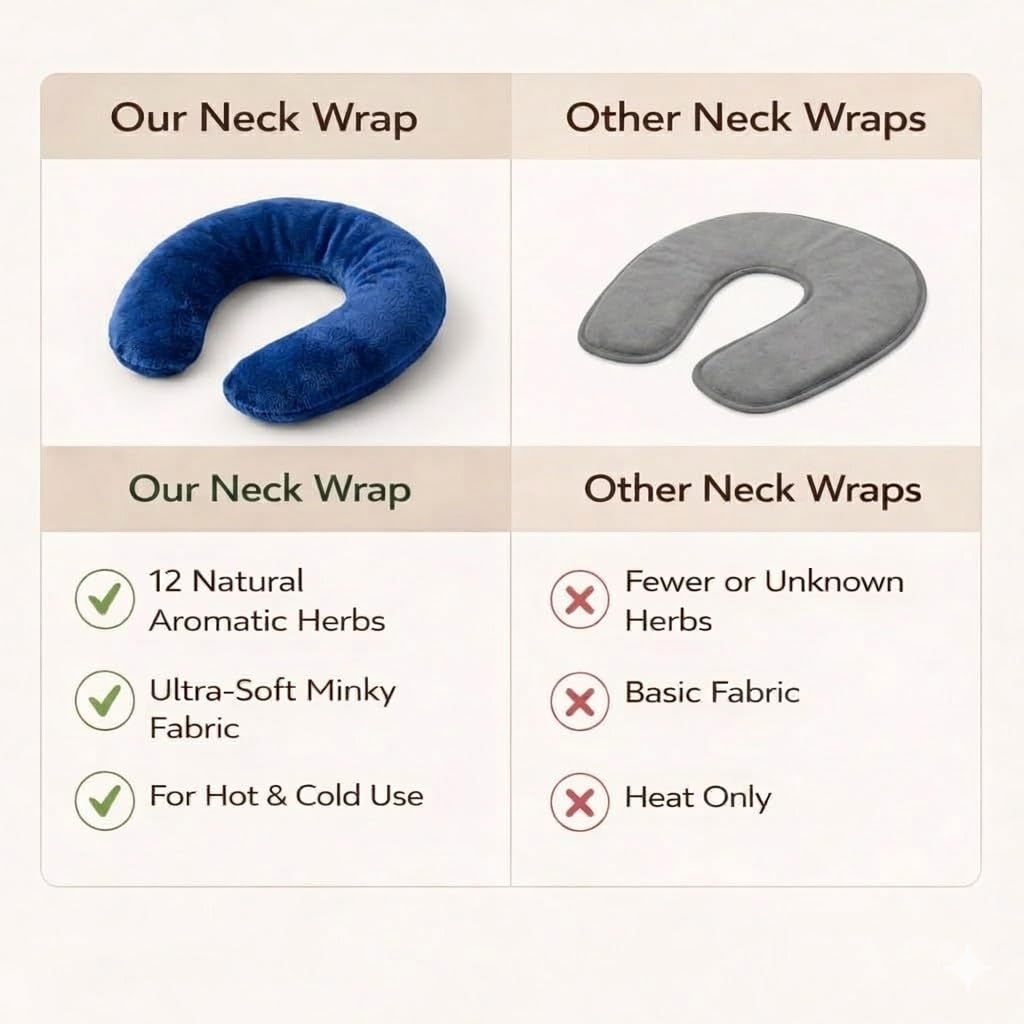 Neck Wrap | Microwavable neck Wrap | Heating Wrap for Neck