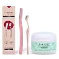Carmesi WomenS Face Hair Removal Combo | 1 Face Razor, 1 Eyebrow Razor, 1 Facial Shaving Balm | Instant & Painless Hair Removal