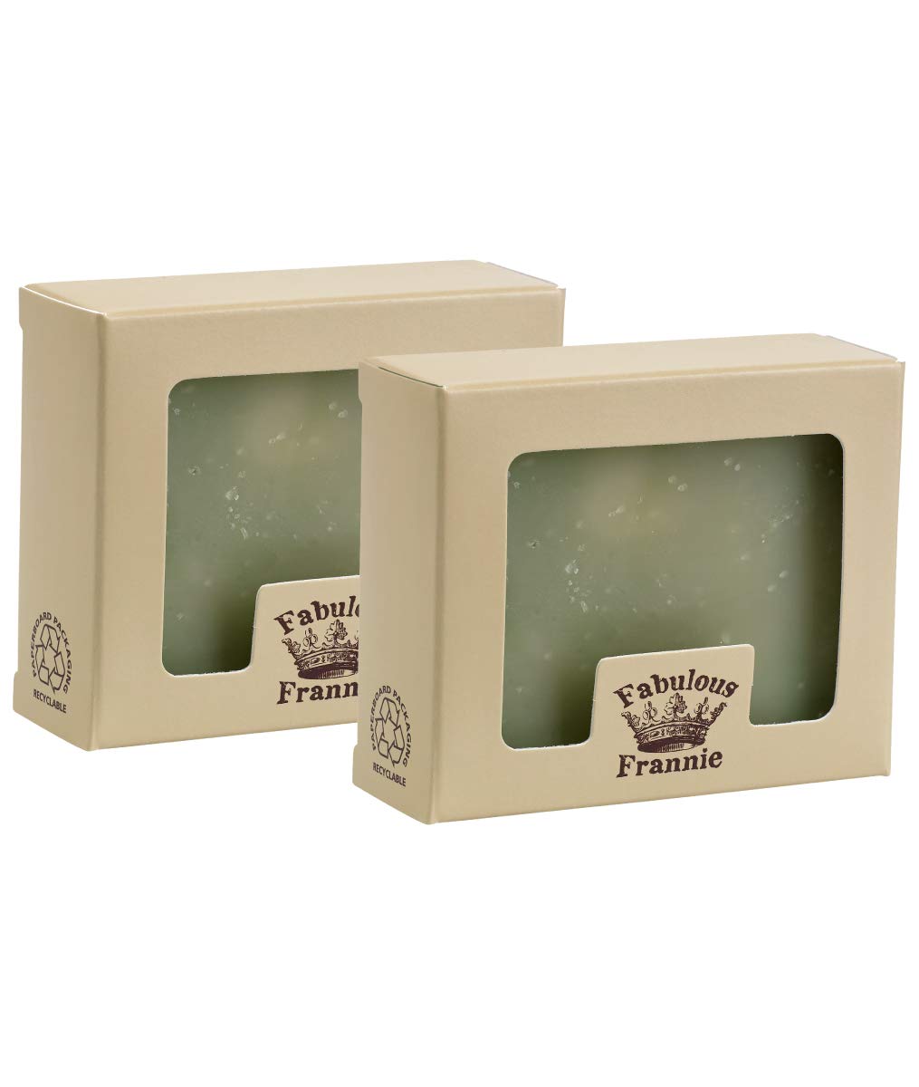 Fabulous Frannie Tea Tree Essential Oil Herbal Soap Gift Set each made with Pure Essential Oil 4 Ounce (Pack of 2)