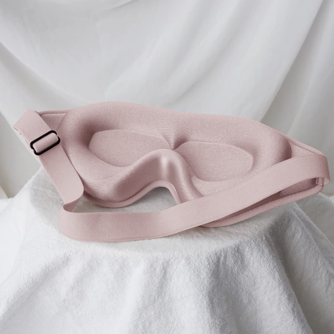 Sleep Mask, 3D Deep Contoured Eye Covers for Sleeping, 99% Block Out Light Eye Mask, Zero Eye Pressure Cup Blindfold for Men Wom