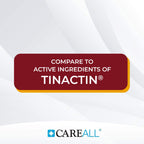CareAll Tolnaftate Cream USP 1%, 1.0 oz. Tube (4 Pack), Effective Antifungal Treatment and Itch Relief for Athletes Foot, Jock I
