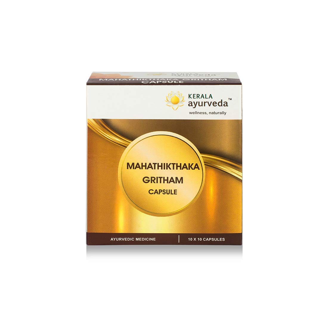 Kerala Ayurveda Mahathikthaka Gritham Capsule  100 Count