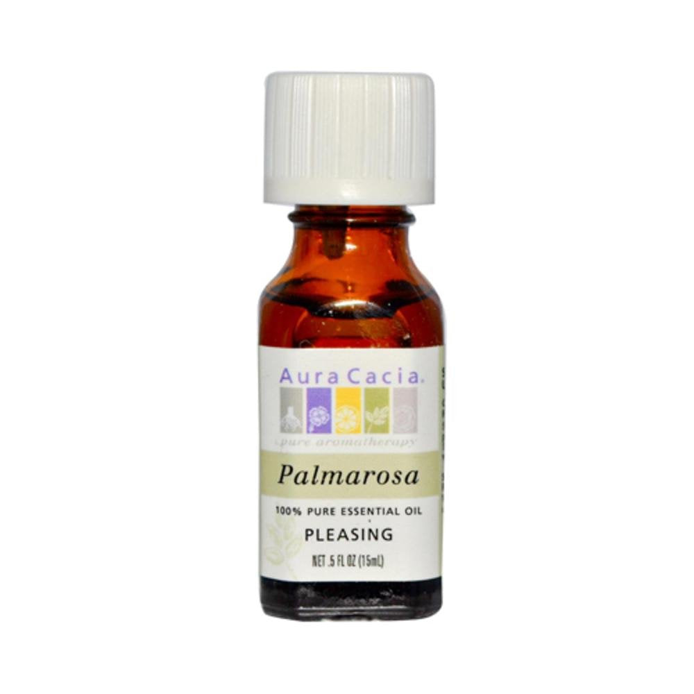 Aura Cacia Aromatherapy Palmarosa Essential Oil 1/2 Oz. Bottle