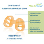 WoodyKnows Enhancer Nasal Dilator, Model 2024 Standard, Improves Sports Airflow, Nasal Congestion aid (M 4Pack)