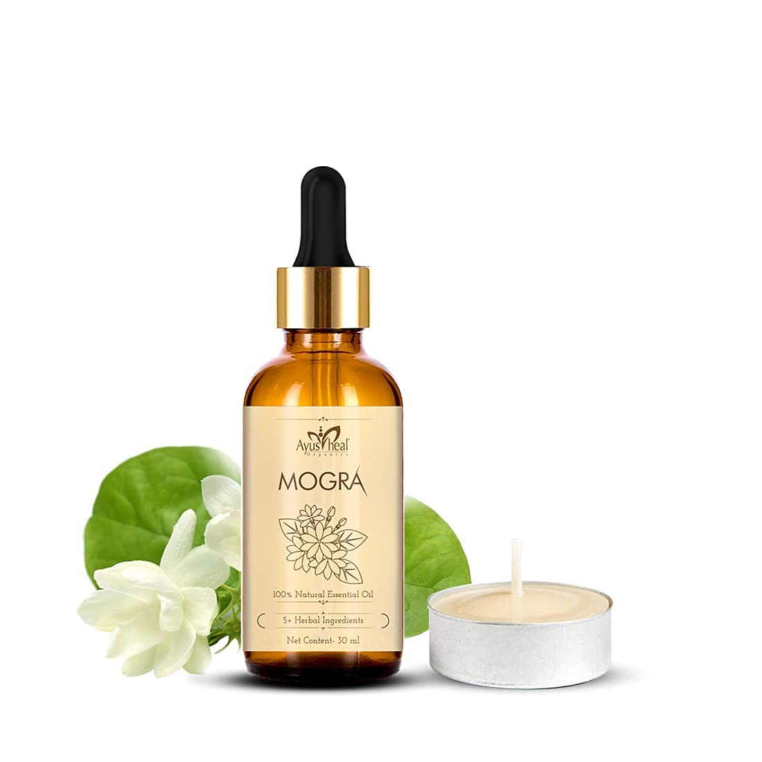 Ayusheal Mogra Essential Oil 100% Pure & Natural 30 ML (Mogra)