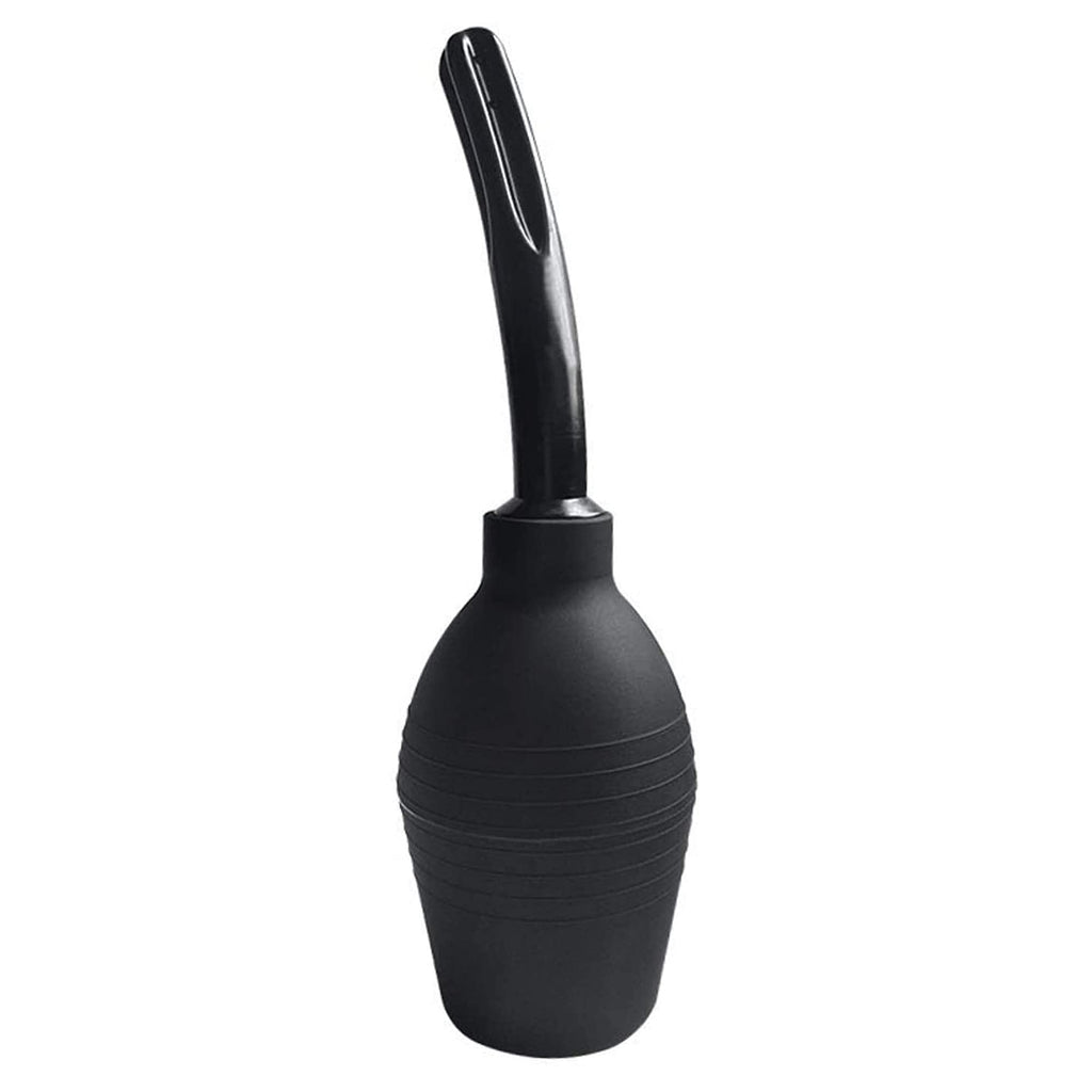 Abyclean Anal Douche Enema Bulb Vaginal Douche Enema Cleaner for Womens or Mans Health (310ml Black)
