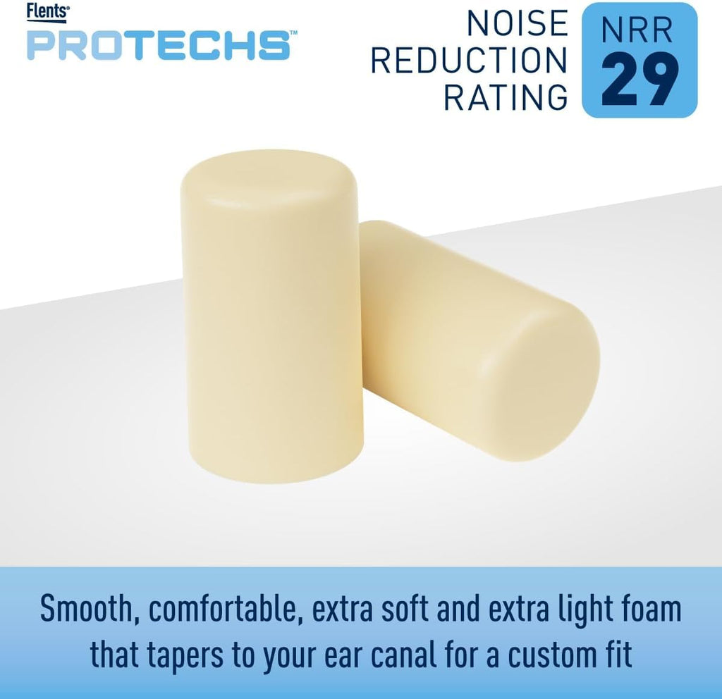 Flents Quiet Please Comfort Foam Ear Plugs - 10 pairs, Pack of 2