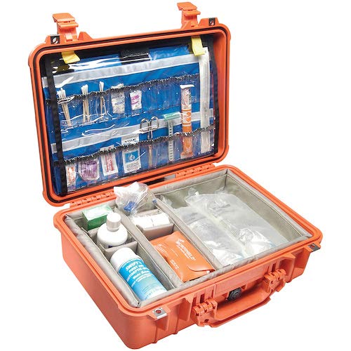 Pelican 1500EMS | EMS Protector Case for First Aid Medical Equipment Orange