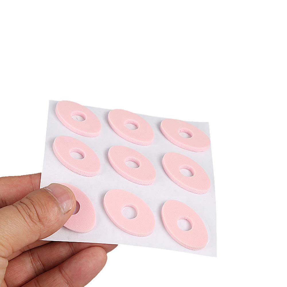 36 Pieces Oval Foam Callus Cushion Self Adhesive Soft Foam Callus Cushions Toe Pads Corn Protector Callus Cushions for Pain Reli