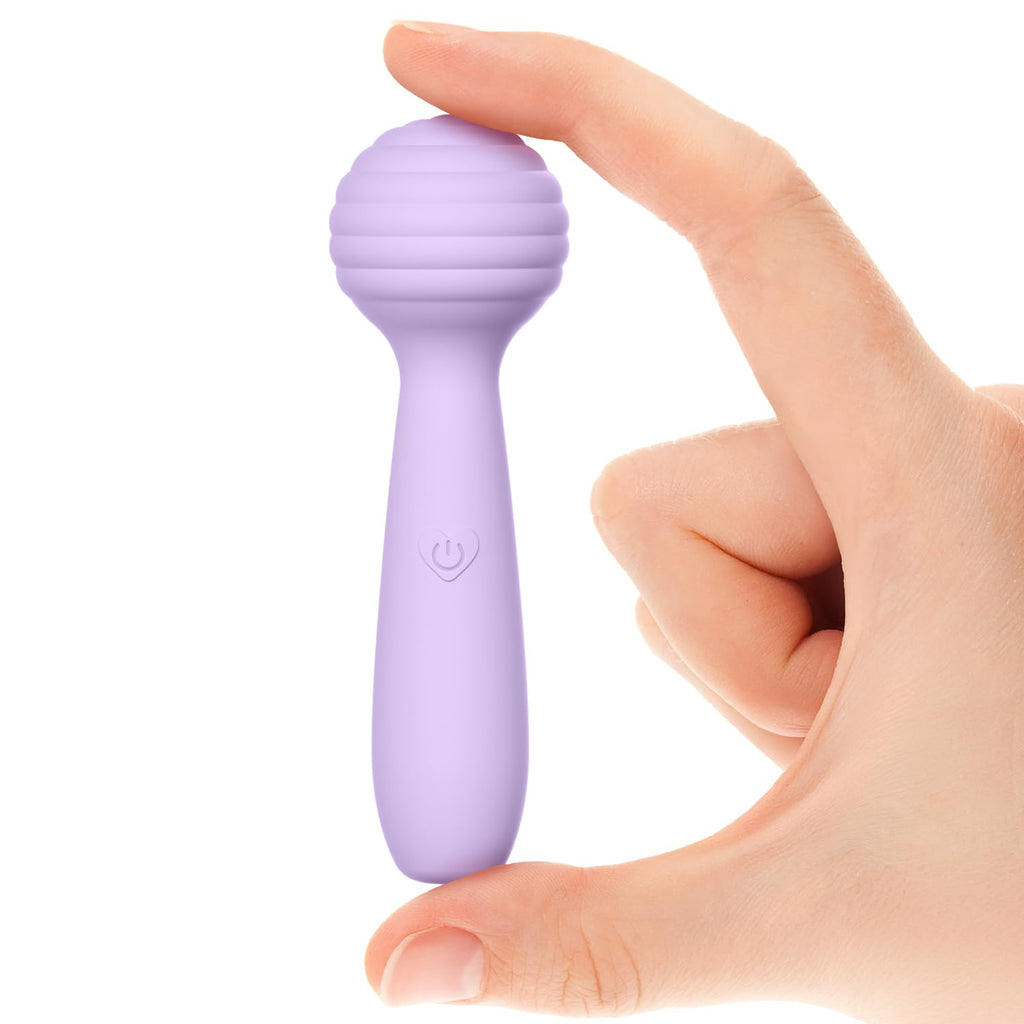 Pinkmini Portable Electric Travel Massager, Powerful Handheld Mini Muscle Neck Massage Tool, Purple
