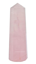 Rose Quartz Crystal Towers ~ Natural Healing Crystal Point Obelisk for Reiki Healing and Crystal Grid (3'' to 4'' INCH)