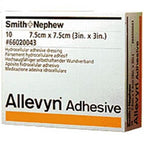 Allevyn Adhesive Hydrocellular Dressing 3 x 3 Box: 10