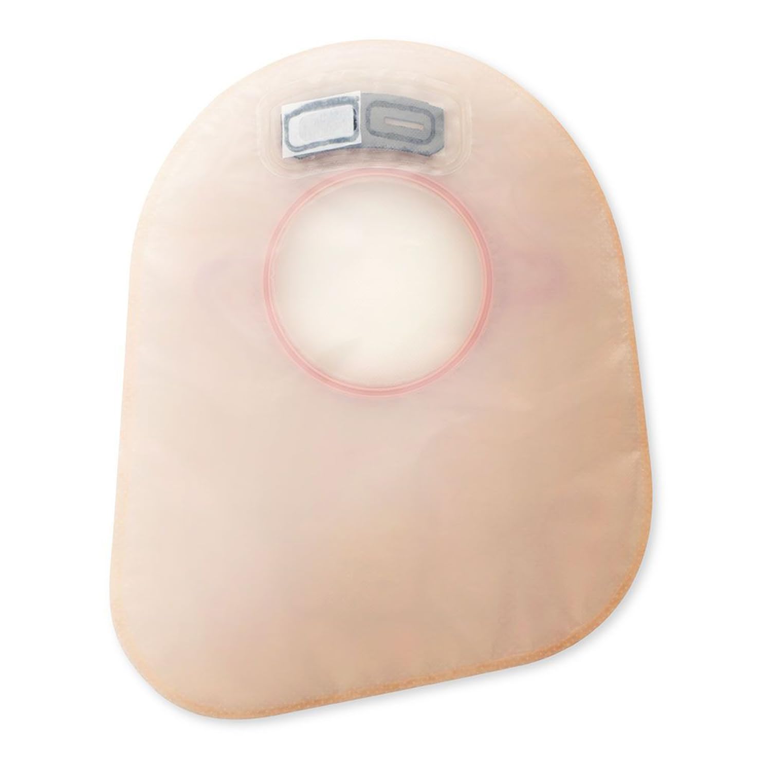 Hollister 18383 New Image 2-Piece 7    Closed Mini Ostomy Pouch, Red Color Code Match, 60 Pack, Transparent, 2-1/4    Opening