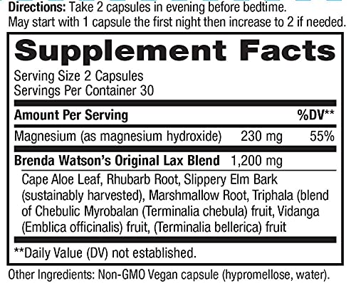 Vital Pro Naturals - Advanced Lax Natural Laxative Formula 60 Capsules