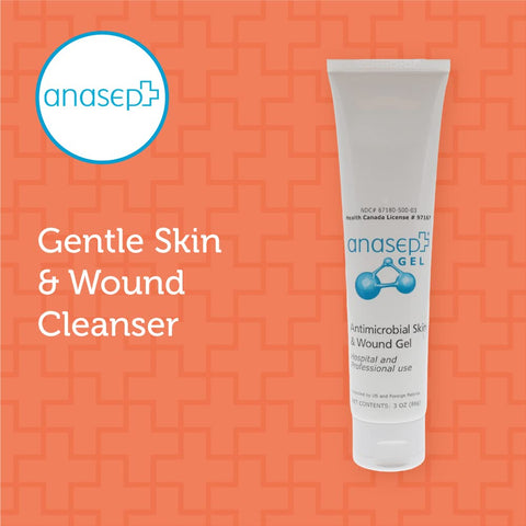 Anacapa Technologies Inc Anasept-Antimicrobial Skin & Wound Gel 3 oz. Tube