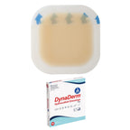 Dynarex DynaDerm Hydrocolloid Dressings, Sterile Moist Bandages Used for All Kinds of Wounds, 4'' x 4'', Thin & Latex-Free, Peel