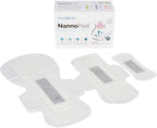 NannoPad Super - Certified Organic Cotton - Naturally Relieve Your Discomfort - No Fragrances, Chemicals or Dyes - Odor-Control