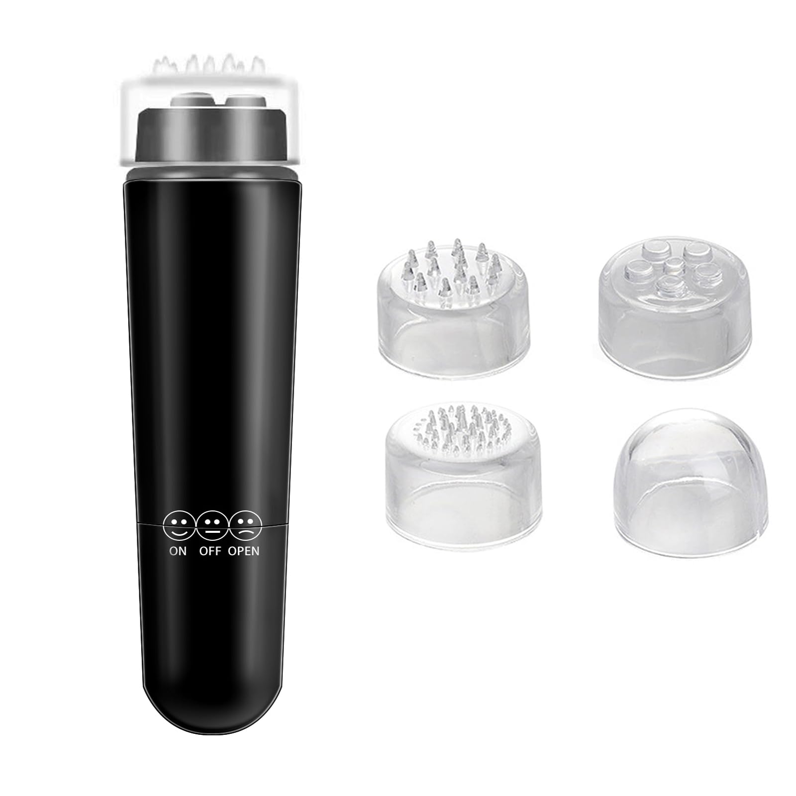 Brinmomp Mini Massager for Face, Neck, Leg, Back (Black)