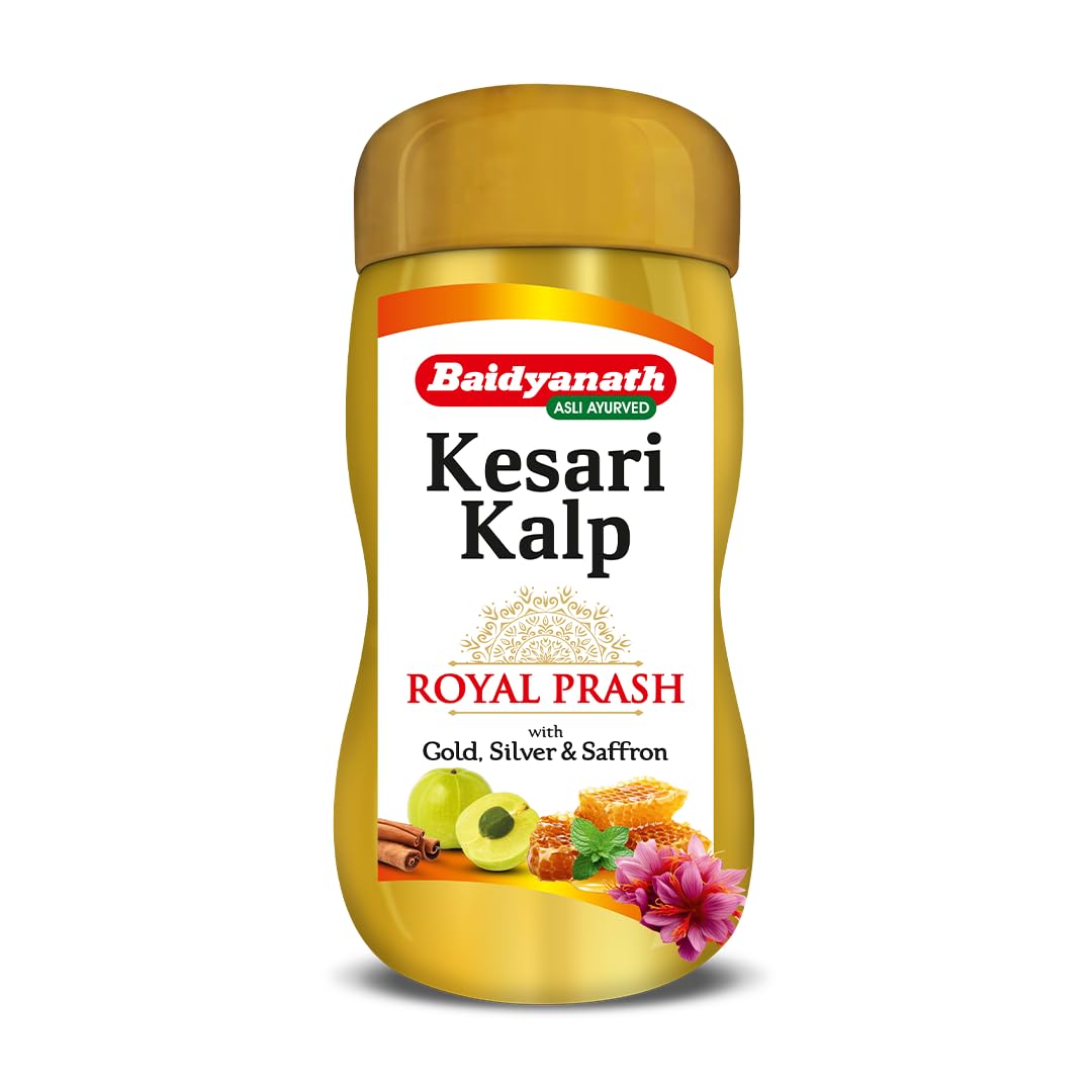 Baidyanath Ayurved Kesari Kalp Royal Chyawanprash  1Kg  Promotes Vitality, Strength & Stamina In Adults And Elderly | Revitali
