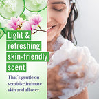 Vagisil Feminine Wash for Intimate Area Hygiene, Scentsitive Scents, pH Balanced and Gynecologist Tested, Cucumber Magnolia, 12