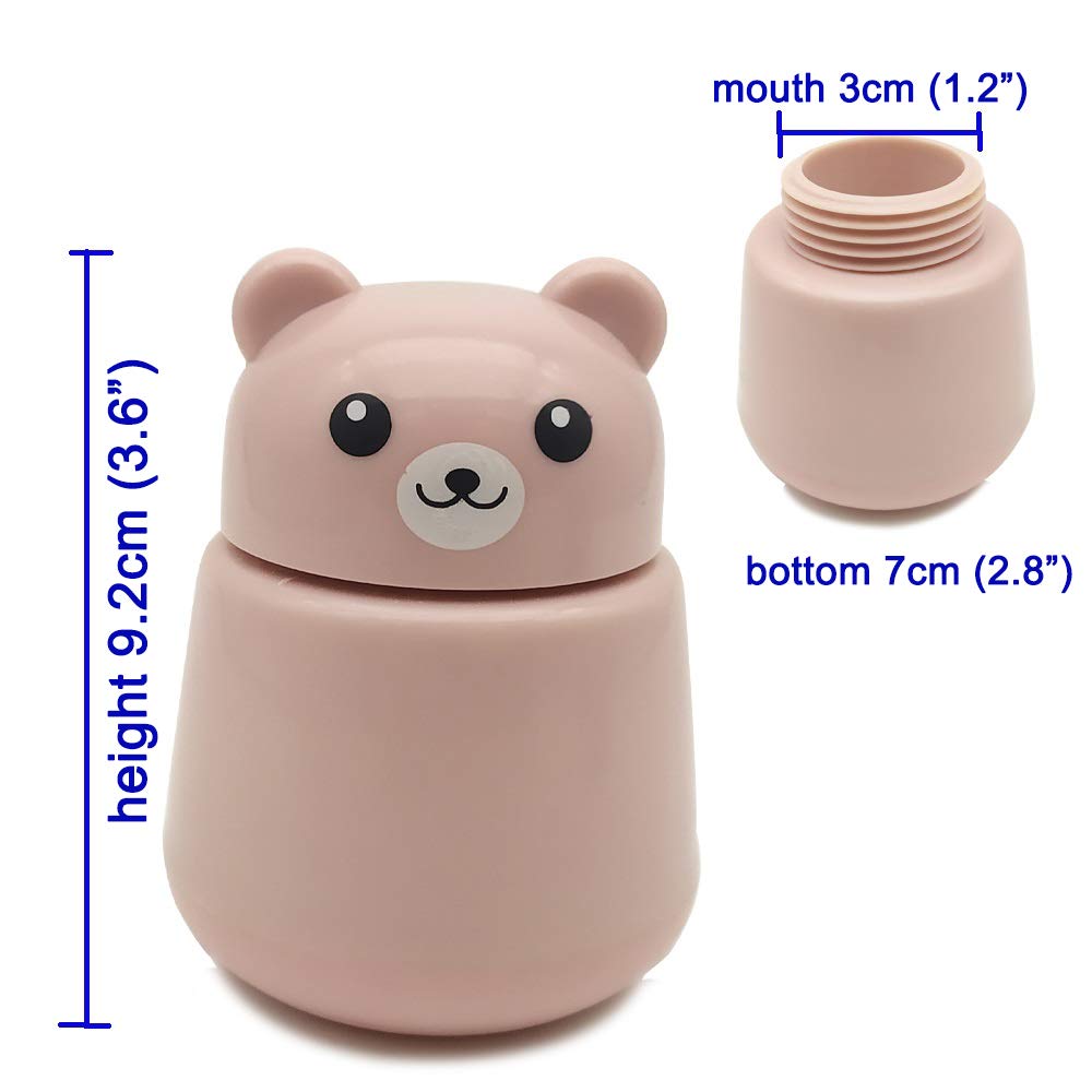 CoaGu Bear Pill Crusher for Elderly - FDA-Compliant Fine Powder, BPA-Free ABS, Easy Grip & Clean, Leakproof Portable Medicine Gr