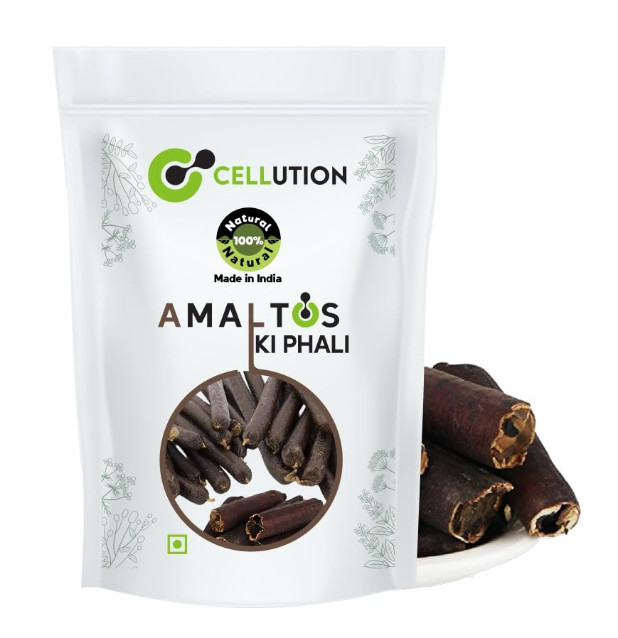 Cellution 100% Natural Amaltas Ki Phali  200Gm Cassia Fistula | Amalatash | Sonari Chal | Gur Lakkar | Konna | Aragvadha | Pudd