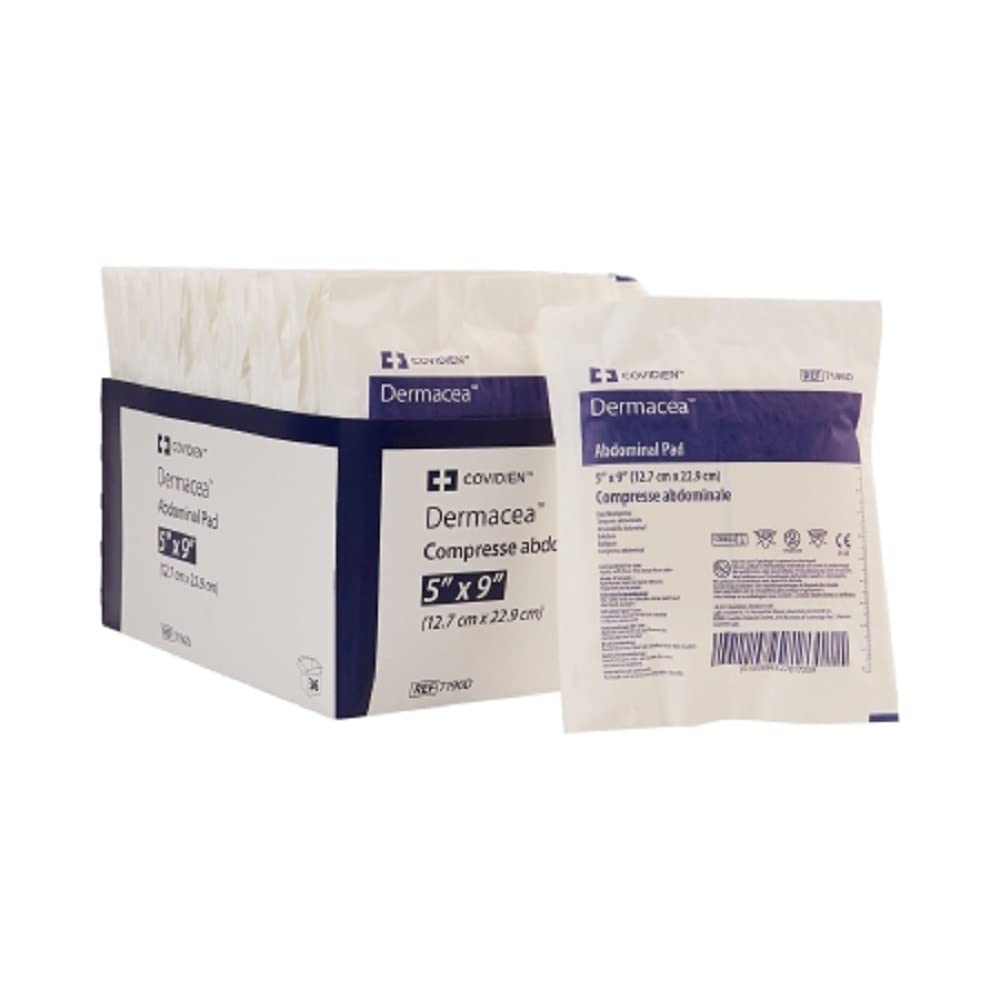 CURITY Abdominal Pads - 5 x 9, Sterile - - Box of 36