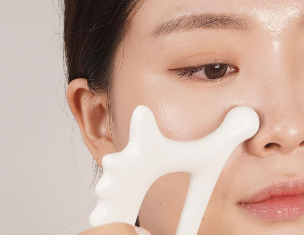ROYROSA ?????? K-Beauty, 100% Ceramic Guasha, Facial and Body Acupuncture Therapy, Reduce Fine Lines and Wrinkles, Made in South