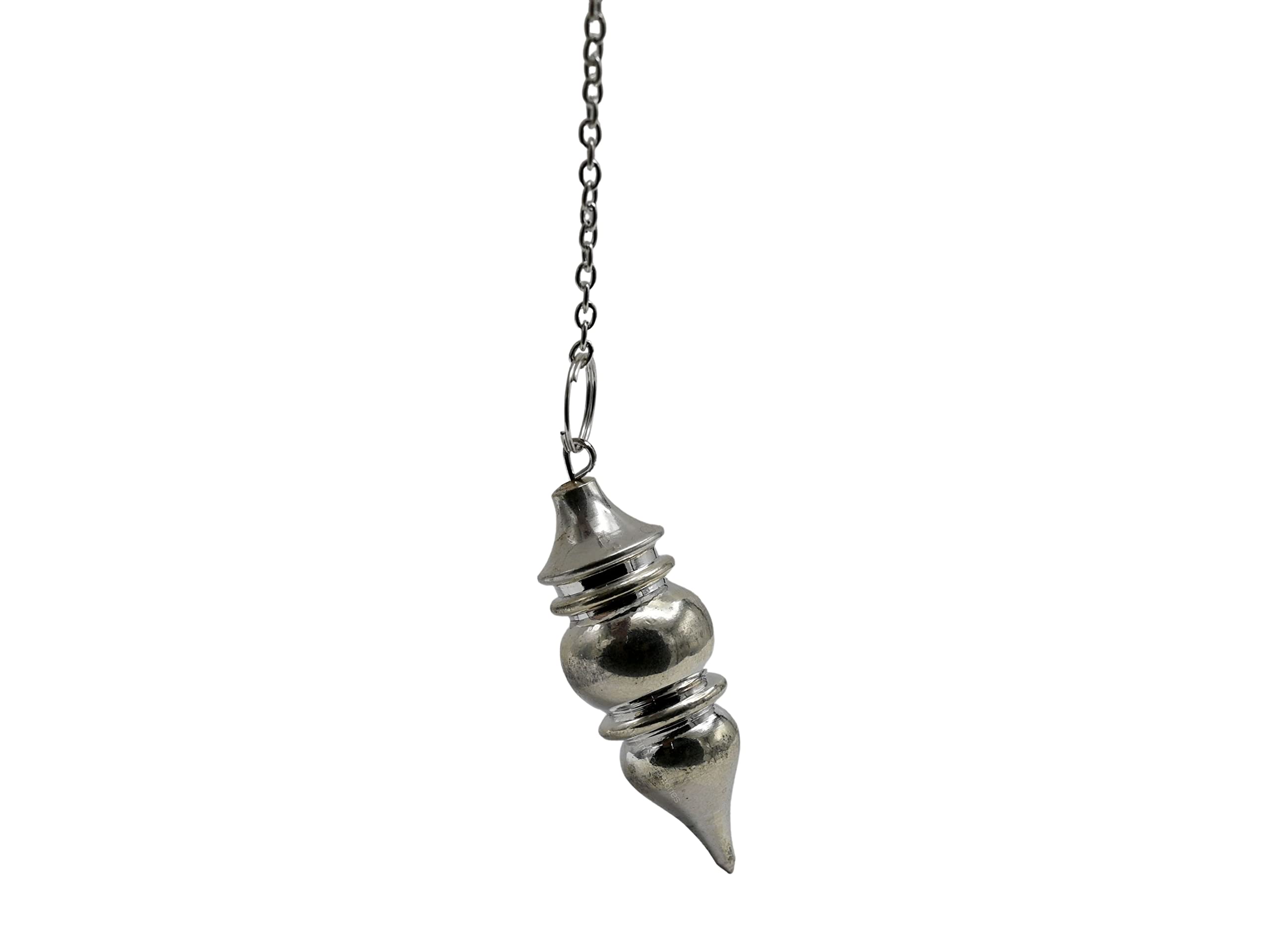 Amazing Gemstone Healing Metal Pendulums for Divination, Silver Tear Drop Steel Copper Pendulum High Energy Pendulo de Bronce Pe