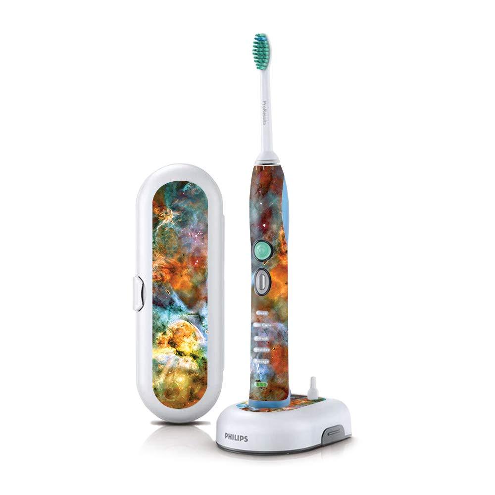MightySkins Skin Compatible with Philips Sonicare 7 Series FlexCare+ Rechargeable - Space Cloud | Protective, Durable, and Uniqu