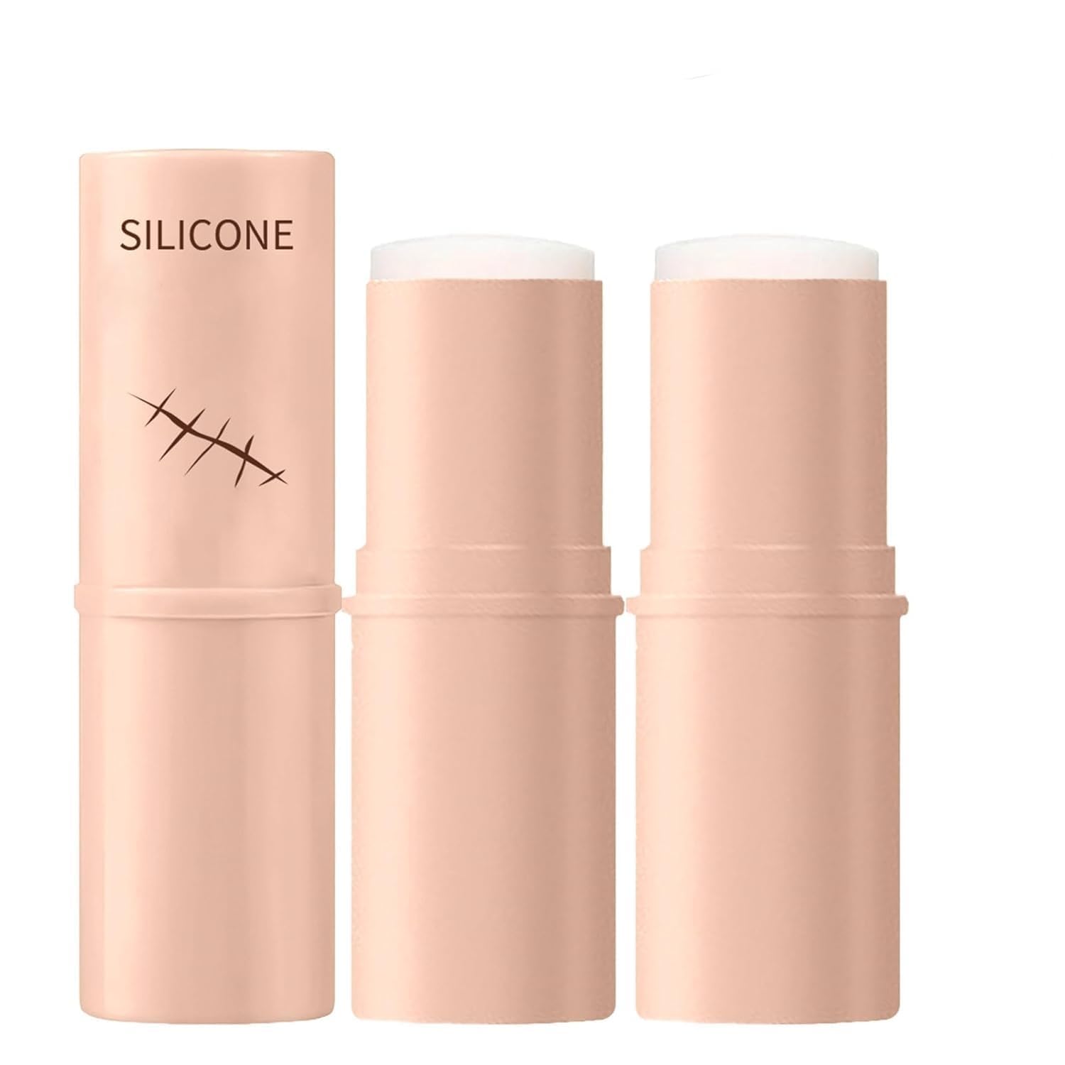2pcs Silicone Scar Stick, Made of 60% Silicone,Gentle on All Skin Types