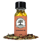 Lover Boy Oil for 1/2 Oz | Handmade with Herbs & Essential Oils | Charisma, Attraction, Seduction & Love Rituals | Hoodoo Voodoo
