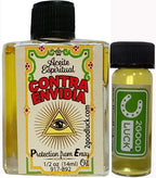 2GoodLuck Protection from Envy, Spiritual Oil with 1 Dram Perfume Set for Magic and Rituals. Contra Envidia, Aceite Espiritual p