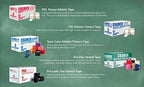 Cramer Eco-Flex Self-Stick Stretch Tape, Cohesive Tape, Flexible Elastic Sports Tape, Athletic Training Room Supplies, Easy Tear