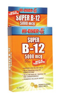 Windmill Health Products Hi-Ener-G Super B-12 5000 Mcg, 30-Count Box